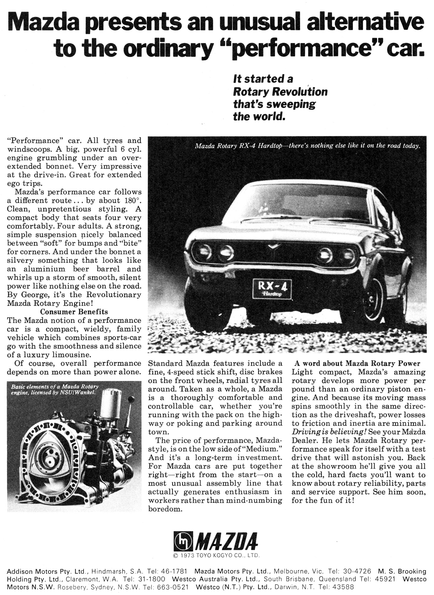 1973 Mazda RX-4 Rotary Hardtop